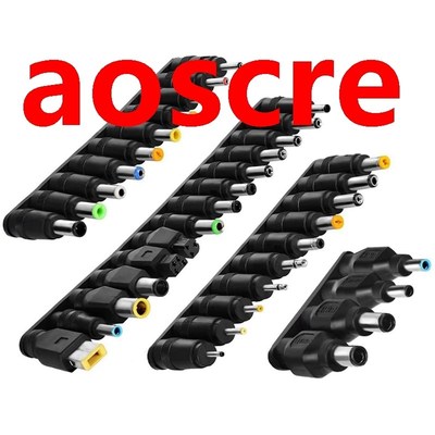 Laptop DC Power Adapter Kits 38PCS Universal 5.5 mm x 2.1 mm