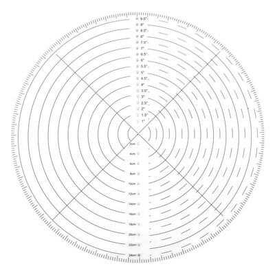 Round Center Finder Ruler Scribing Gauge Woodworking