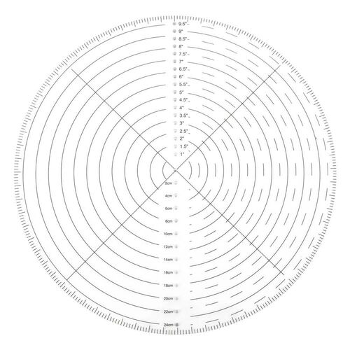 Round Center Finder Ruler Scribing Gauge Woodworking