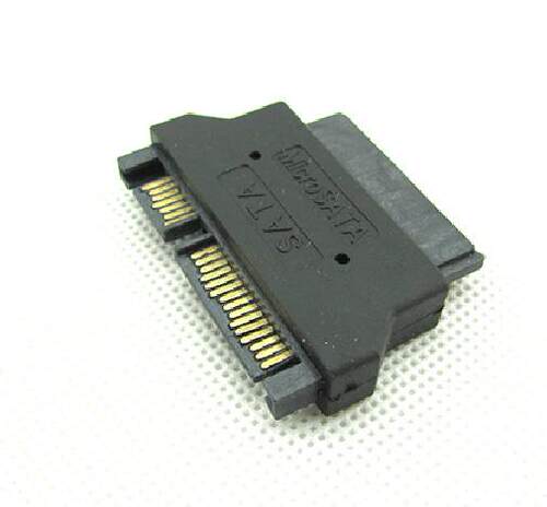 SATA 22P-MICS16C ADP.SATA7+15PIN PCB SIDE/MICRO SATA 7+7+2 C
