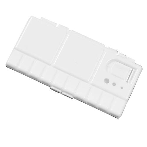 White Plastic Paint Palette Box Watercolor Tray With 25 Grid