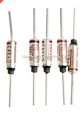 Temperture Mini Fuse 250V 10 Therml Metl Shell 192 Degre