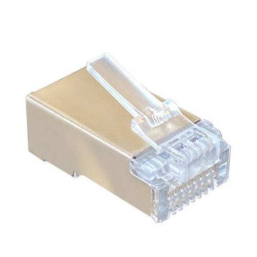 100Pcs RJ45 Shielded Connector Cat6 Network Rj45 Connector P