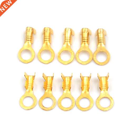 100 Pcs Car Speaker 5.2mm Female Spade Terminal Wire Connect