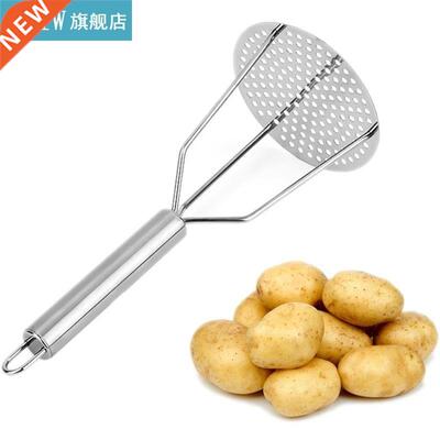 1pc Potato Masher Ergonomic Handle Manual ainless
