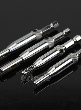 4x HSS Self Centering Hinge Drill Bits Set Door Cabinet 5/64
