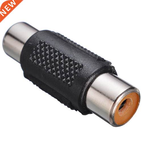 10pcs/lot RCA Audio Adapter New Silver Head RCA AV Female to
