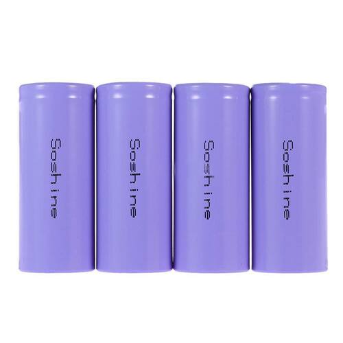 4x IFR 26650 3.2V Rechargeable 3200mAh 30A Flat LiFePO4 Purp