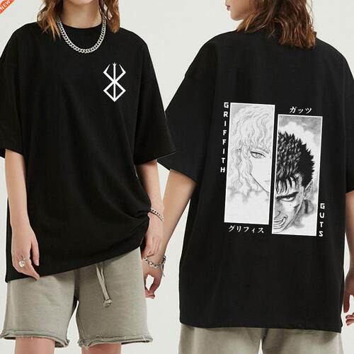 Men Women T-Shirt Anime Guts Griffith Cotton T Shirt Harajuk