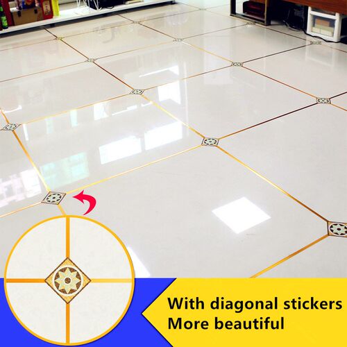 Home Decor 50x0.05m Gap Sealing Foil Tape Waterproof Gold Si