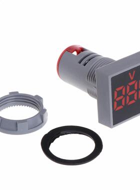 New 22MM AC 12-500V Voltmeter Square Panel LED Digital Volta