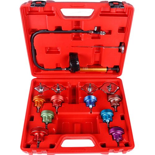 Automotive Radiator Pressure Tester Kit 14Ps Car Leak Detect