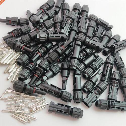 Free shipping 10 20 50 100 Pairs Solar Connector male female