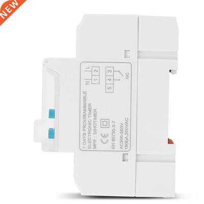DIN Rail 4 Pins Voltage Output Digital Switch Timer 220V 110