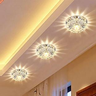 Simple Modern LED Light Embedded 3W Living Room Ceiling Hole