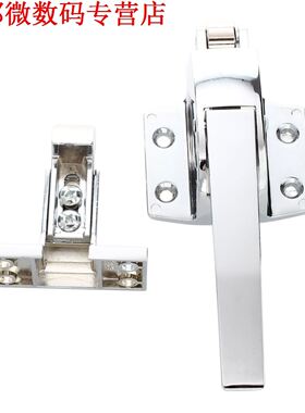 2X SilverToneStainless Staal Lente Geladen Lopen In Vriezer