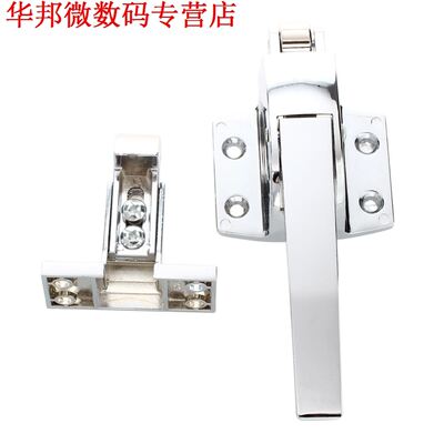 2X SilverToneStainless Staal Lente Geladen Lopen In Vriezer