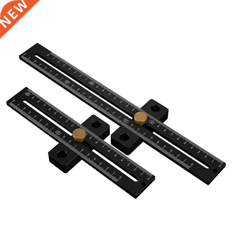 Woodworking Line Scribe T-type Ruler Hole Scribing Ruler Gau