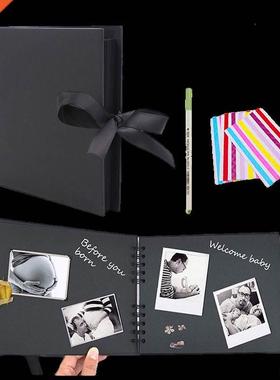 Photo Albums Black Pages Memory Books Craft Paper DIY Scrapb