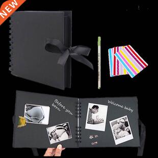 Photo Albums Black Pages Memory Books Craft Paper DIY Scrapb