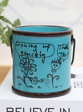 Ceramic Flower Pot Succulent Flower Pot Gardening Home Succ