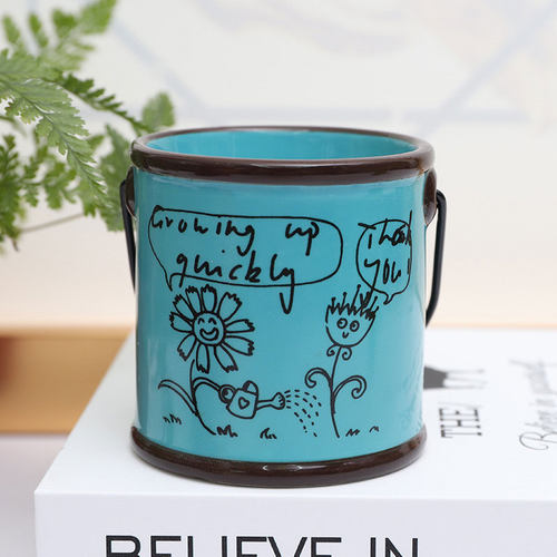 Ceramic Flower Pot Succulent Flower Pot Gardening Home Succ