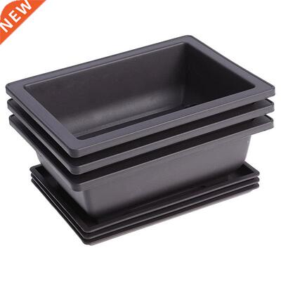 10 Packs Bonsai Training Pots with Tray Plastic Bonsai Plant