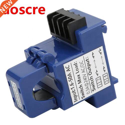 AC Current Switch Transducer NO NC AC1.6-50A Input 0.3A at 2
