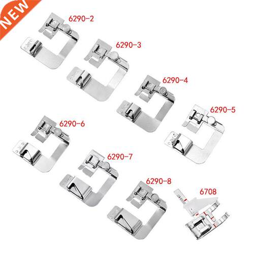 2-20mm Domestic Sewing Machine Foot Presser Hem Crimping Fee