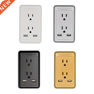 US Wall Panel Outlet with Dual USB Charger Electrical Socket