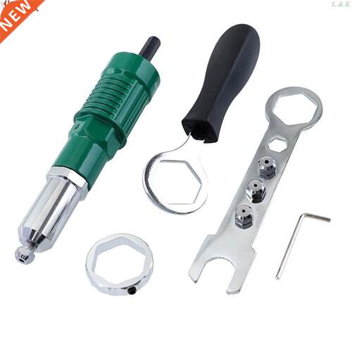 Electric Rivet Nut Gun Cordless Riveting Drill Adaptor Inser
