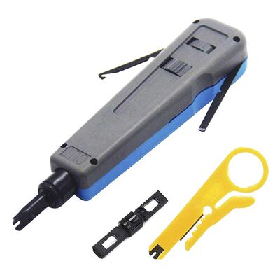 Professional Punch Down Tool With 110/88 And 66 Bles, Cat6