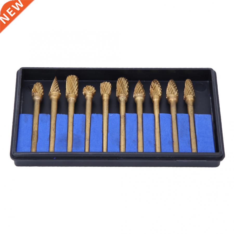 10Pcs Grinding Heads Carbide Tungsten Steel Woodworking Carv
