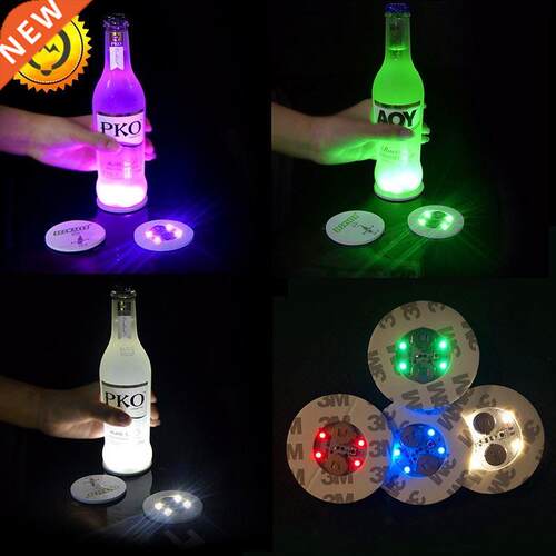 2pcs LED Bottle Light er Party MinI Bar Club Wine Glass Vase