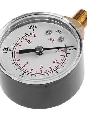 1/8Inch NPT 2Inch Face Side Mount 0-160psi 0-11bar Pressure