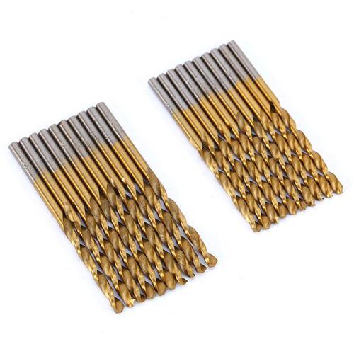 99pcs 1.5-10mm Twist Drills Bit Set HSS Titanium Coated Bits
