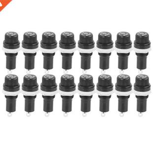 20PCS Screw Cap Fuse Holder Socket Case for Glass Tube Fuses