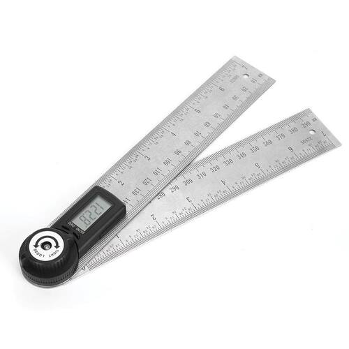 Multi-Functional Stainless Steel Angle Finder Protractor wit