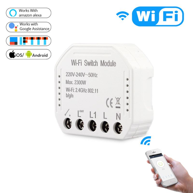 Smart WiFi switch module turn your old switch into smart , c