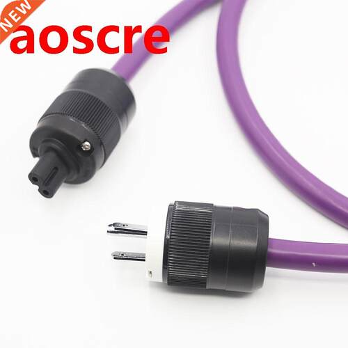 Preffair AC313 OFC Power Cable Rhodium Plated US Figure 8 IE