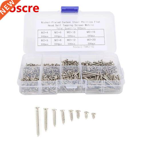 Carbon Steel Nickel Plated Self Drilling Screws countersunk