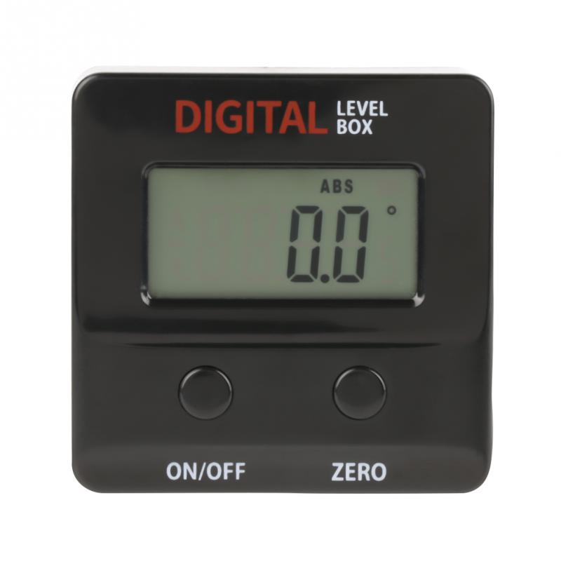 Inclinometer 4 x 90 Degree Angle Gauge Level Box Protractor