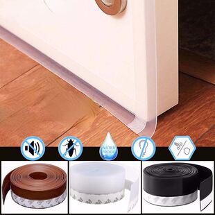 6 Color 1M/5M Length Window Door Bottom Self Adhesive Silico