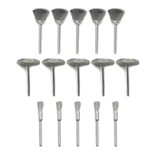 15pcs/45pcs Stainless Steel Wire Wheel Wire Brush  Metal Rus