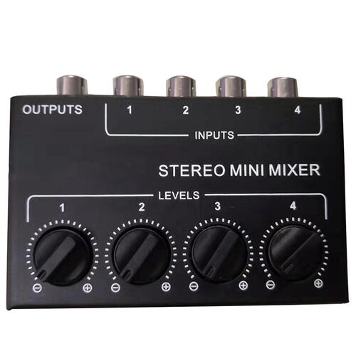 Cx400 Mini Stereo Rca 4 Channel Passive Mixer Small Mixer M