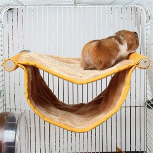 Hamster Cage Hammock Guinea Pig Sleeping Bed Winter Warm Dou