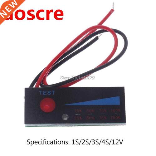 1PC 3.7V 1S 2S 3S 4S 18650 Lithium 12V Lead Acid Battery Cap