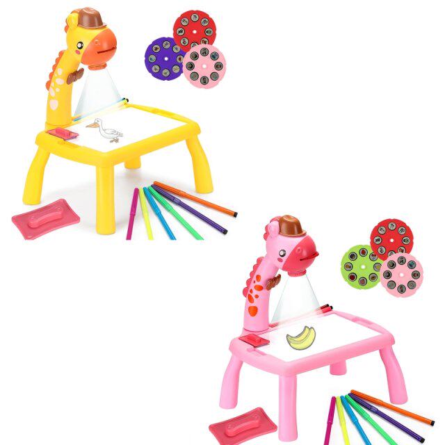 multifunctional drawing board learning desk with music funct