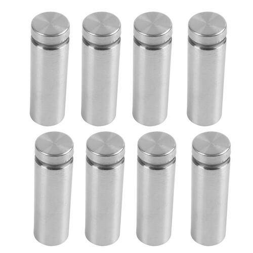 8 Pcs Stainless Steel Standoff Pins Screw Glass Frame Hanger