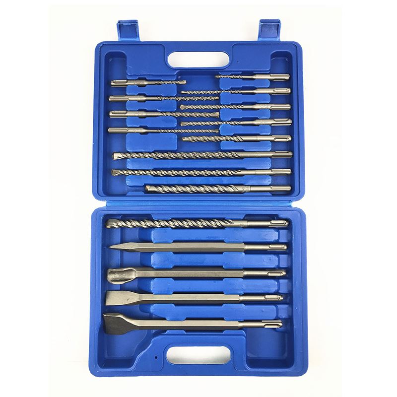 17pcs Drill Bits Rotary Hammer Bits Set Hydropower Installat